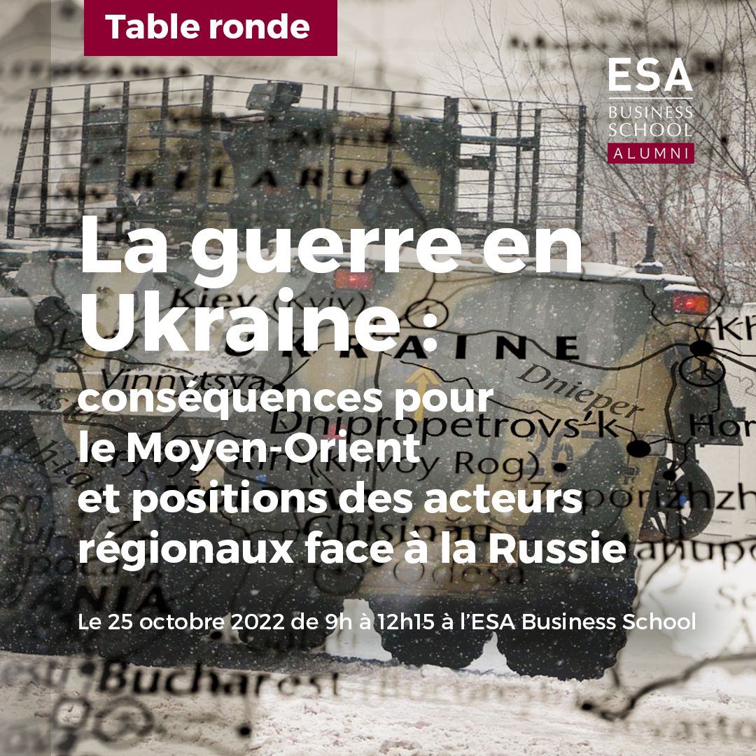 La Guerre en Ukraine : conséquences pour le Moyen-Orient et positions des acteurs régionaux face à la Russie